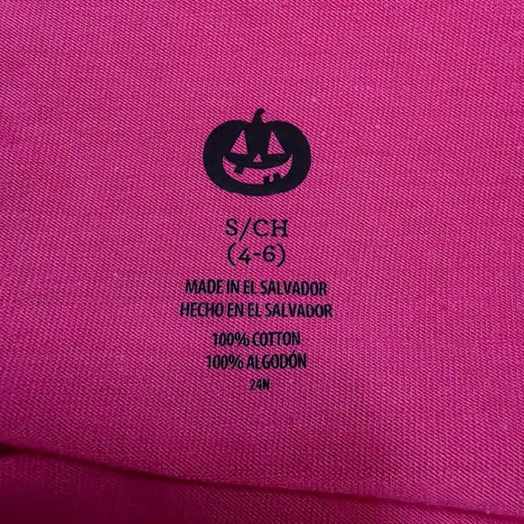 2 Girls Halloween Long Sleeve Shirts  Halloween Pumpkin Spider LARGE/SMALL - Picture 6 of 6